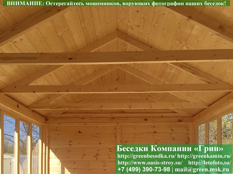 Глухая Имитация По Кровлю Для Беседок, Бытовок, Хозблоков 4х6